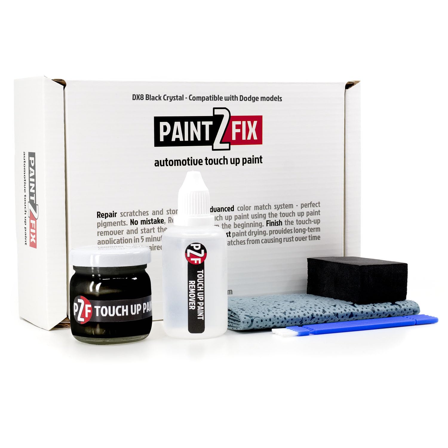 Amazon.com: DX8 Black Crystal Touch Up Paint Kit for Dodge 1.35 fl
